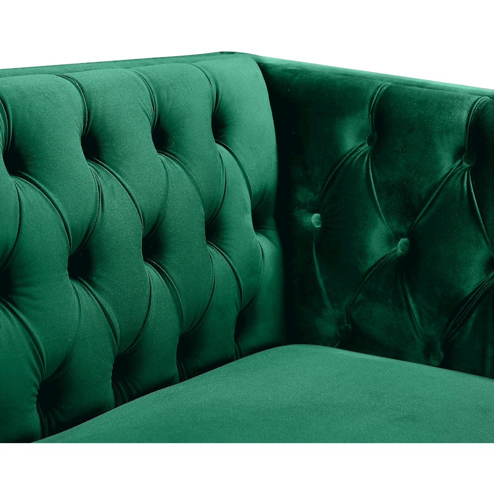 Michelle Green Velvet Chair