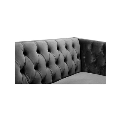 Michelle Grey Velvet Sofa