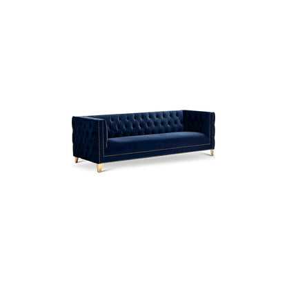 Michelle Navy Velvet Sofa