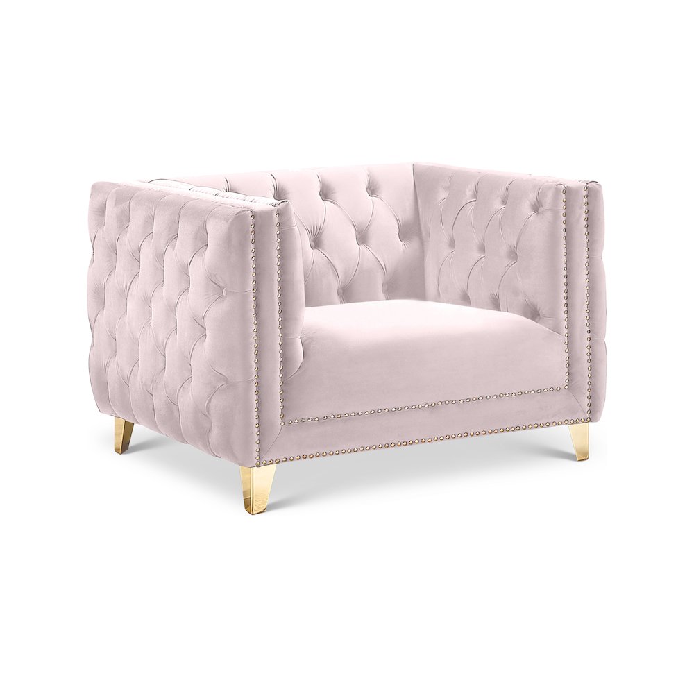 Michelle Pink Velvet Chair