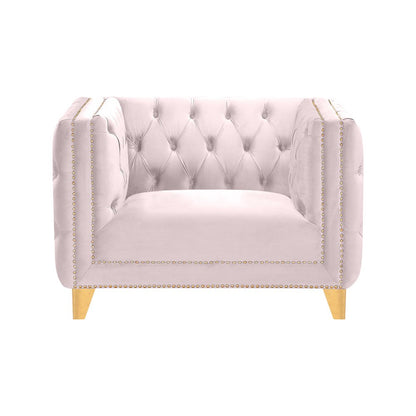 Michelle Pink Velvet Chair