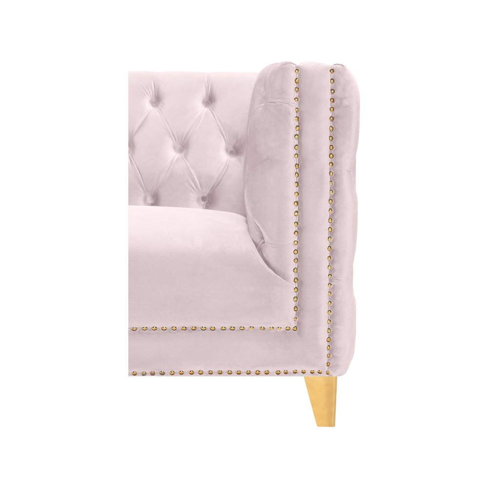 Michelle Pink Velvet Chair