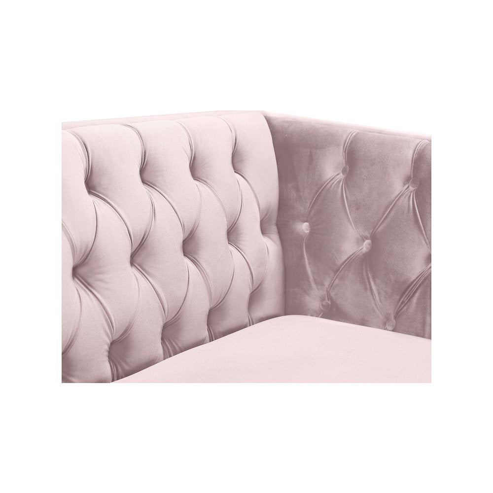 Michelle Pink Velvet Chair