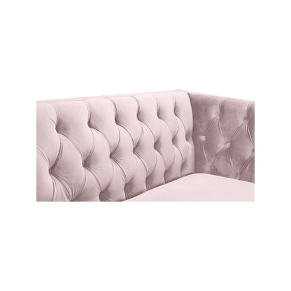 Michelle Pink Velvet Loveseat