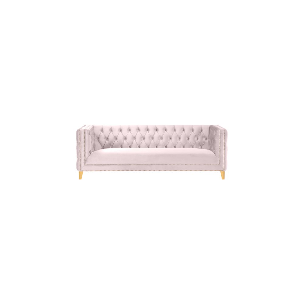Michelle Pink Velvet Sofa