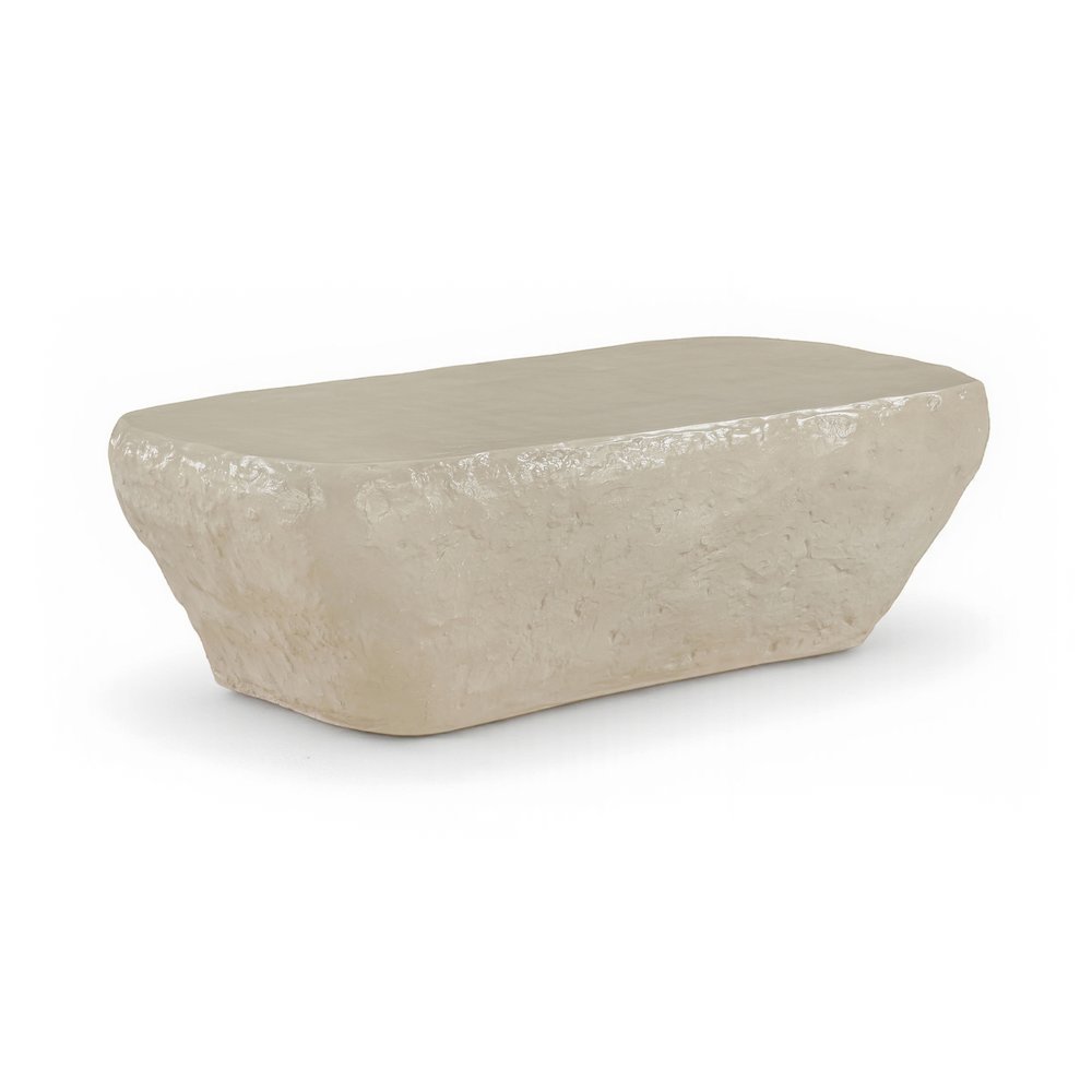 Rockford Beige Concrete Indoor/Outdoor Coffee Table