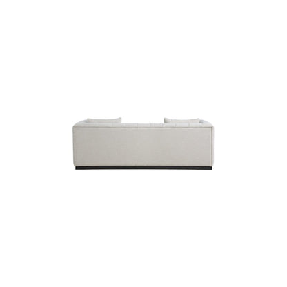 Lucia Beige Linen Textured Fabric Sofa