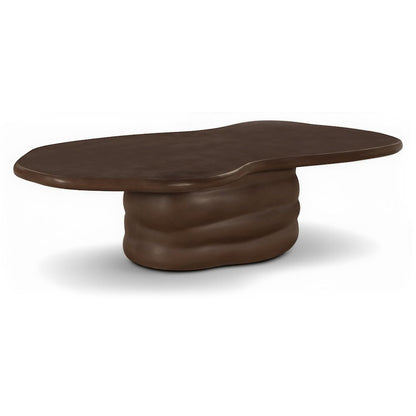 Branna Brown Concrete Indoor/Outdoor Coffee Table