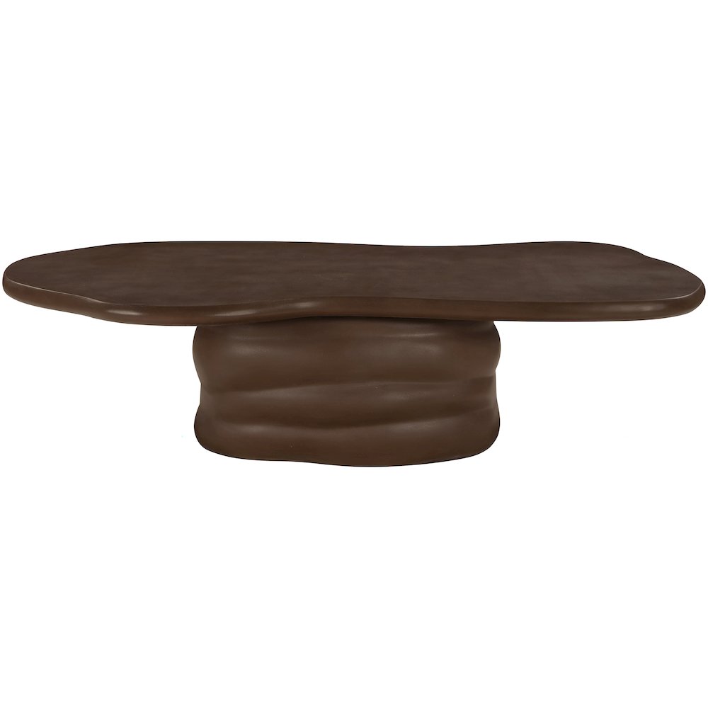 Branna Brown Concrete Indoor/Outdoor Coffee Table