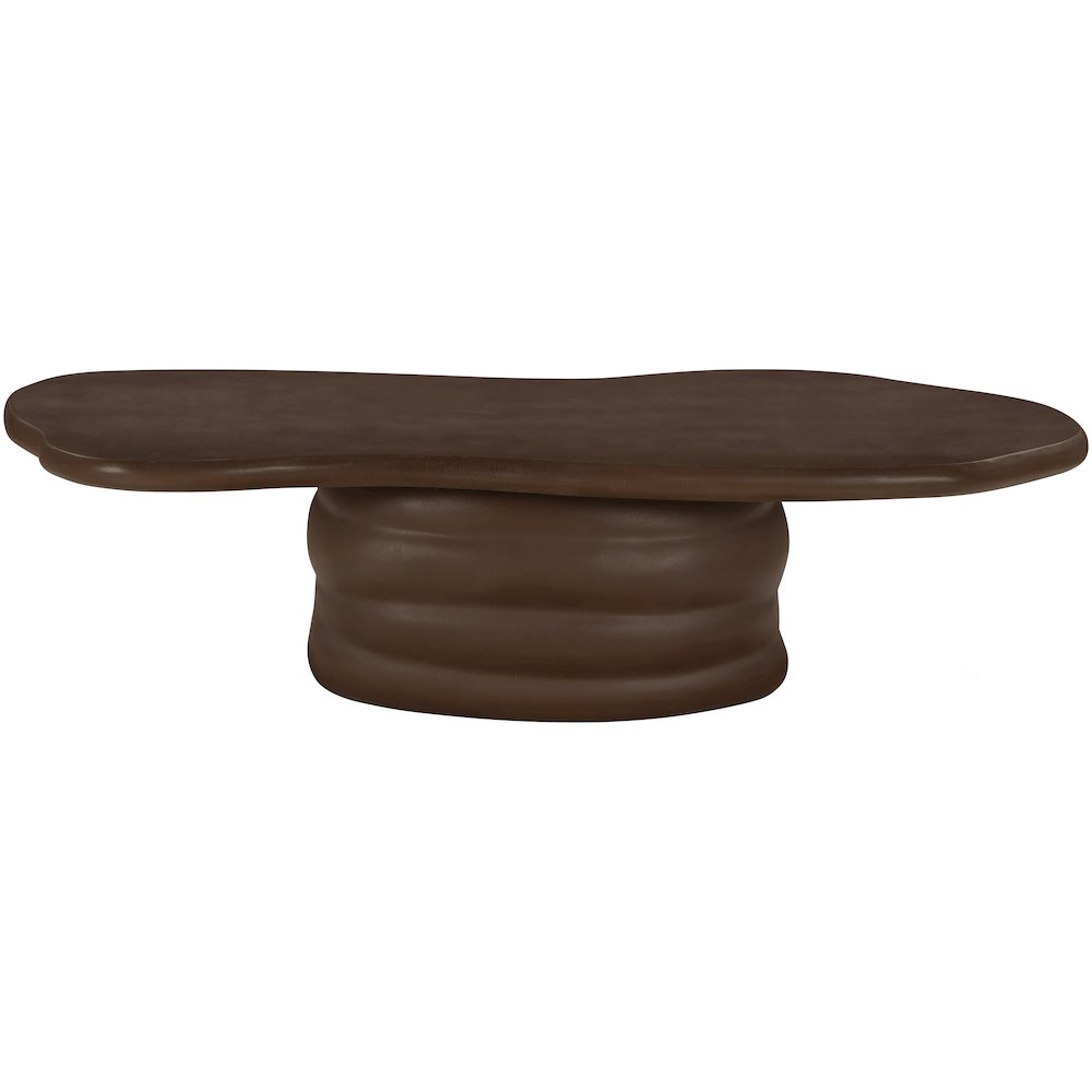Branna Brown Concrete Indoor/Outdoor Coffee Table