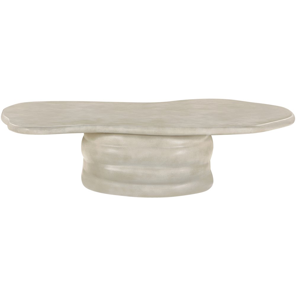 Branna Beige Concrete Indoor/Outdoor Coffee Table
