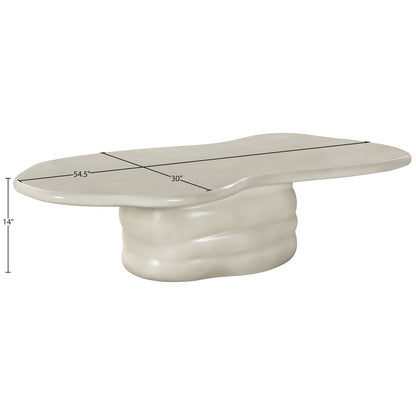 Branna Taupe Concrete Indoor/Outdoor Coffee Table