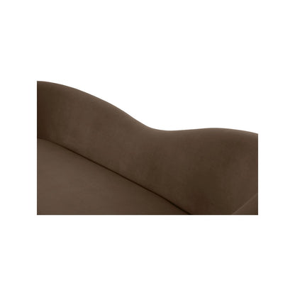 Ritz Brown Velvet Sofa