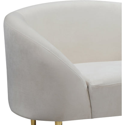 Ritz Cream Velvet Chair