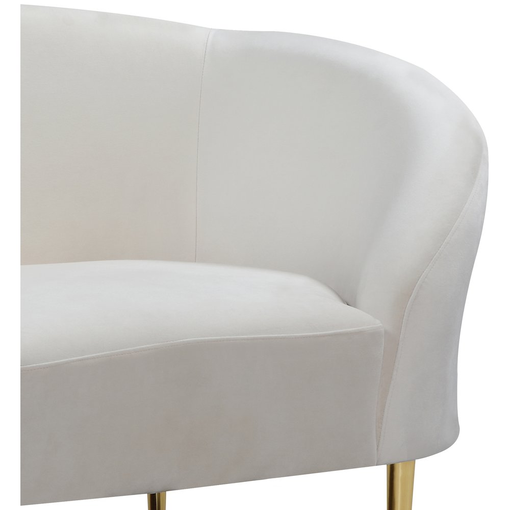 Ritz Cream Velvet Chair