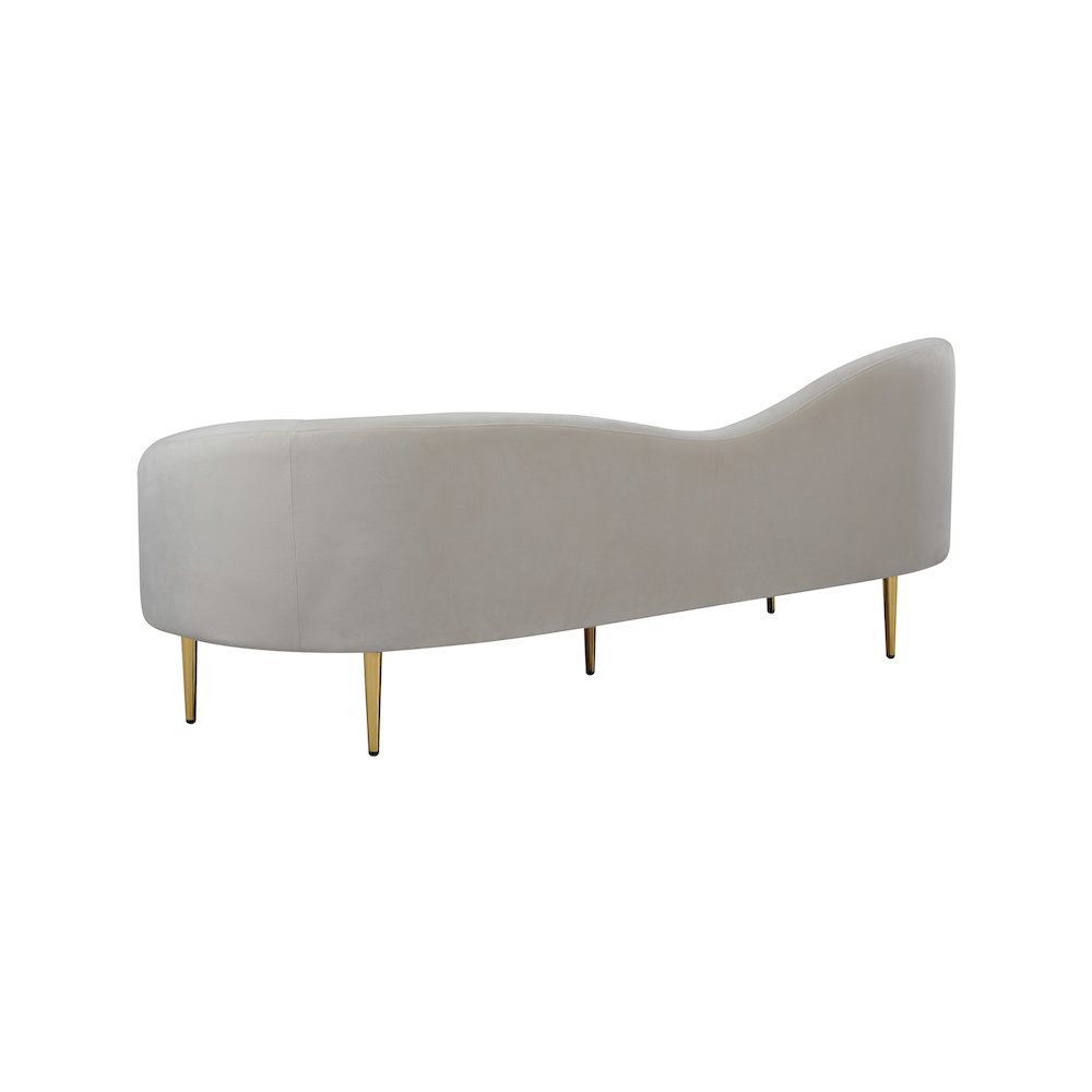 Ritz Cream Velvet Sofa