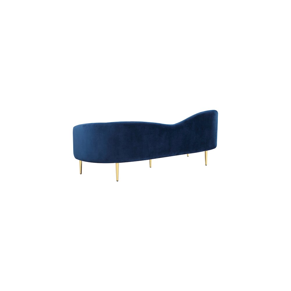 Ritz Navy Velvet Sofa