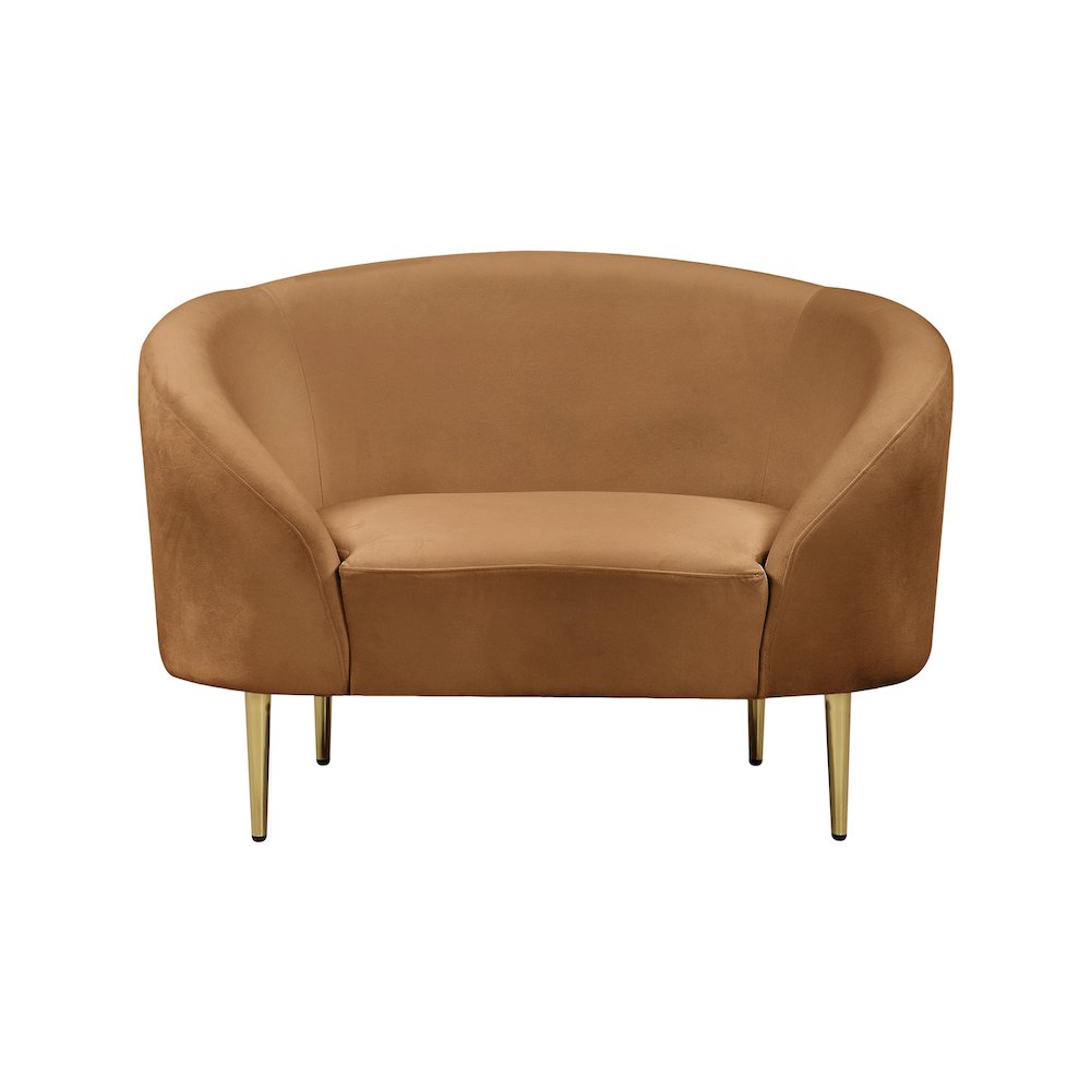 Ritz Saddle Velvet Chair
