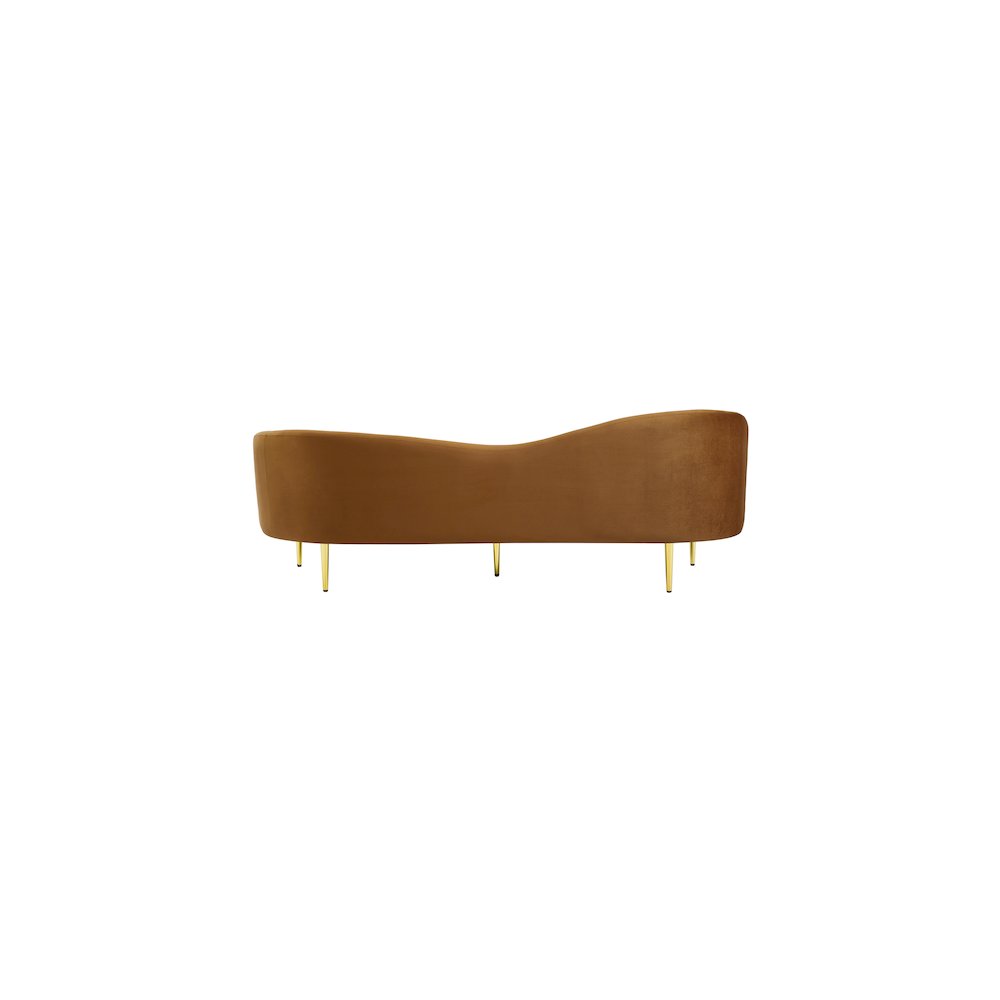 Ritz Saddle Velvet Sofa