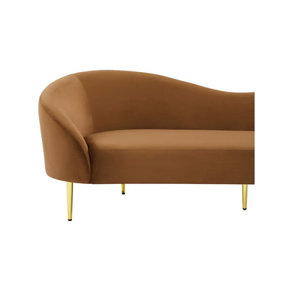 Ritz Saddle Velvet Sofa