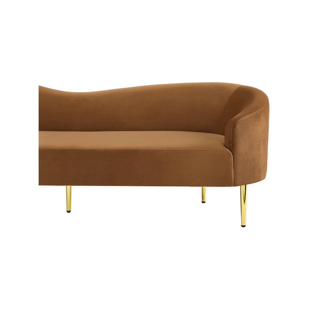 Ritz Saddle Velvet Sofa