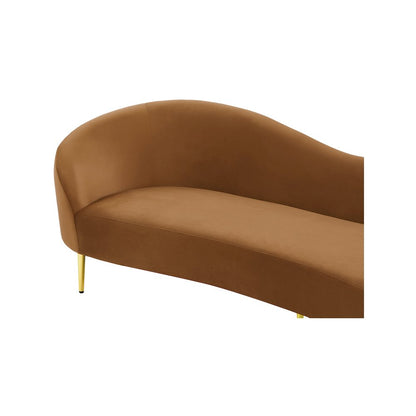 Ritz Saddle Velvet Sofa