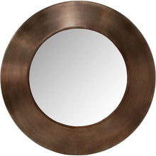 Sphere Brown Iron Mirror