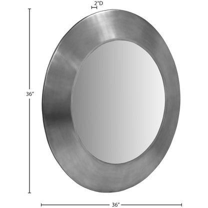 Sphere Silver Iron Mirror