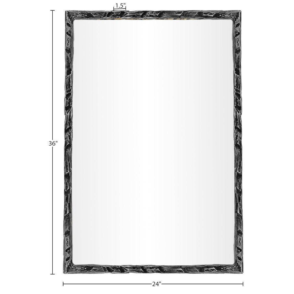 Hammer Black Iron Mirror