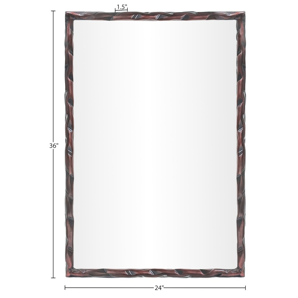 Hammer Brown Iron Mirror
