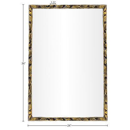 Hammer Gold Iron Mirror
