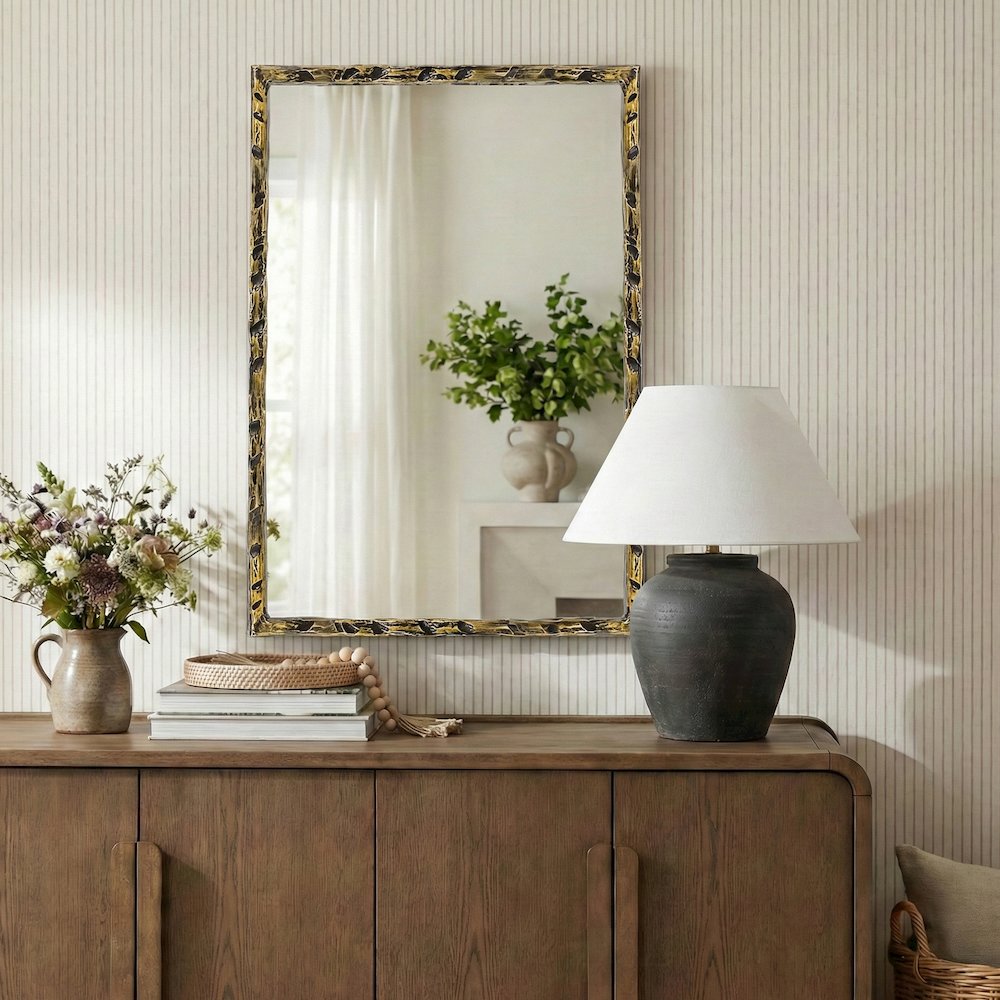 Hammer Gold Iron Mirror