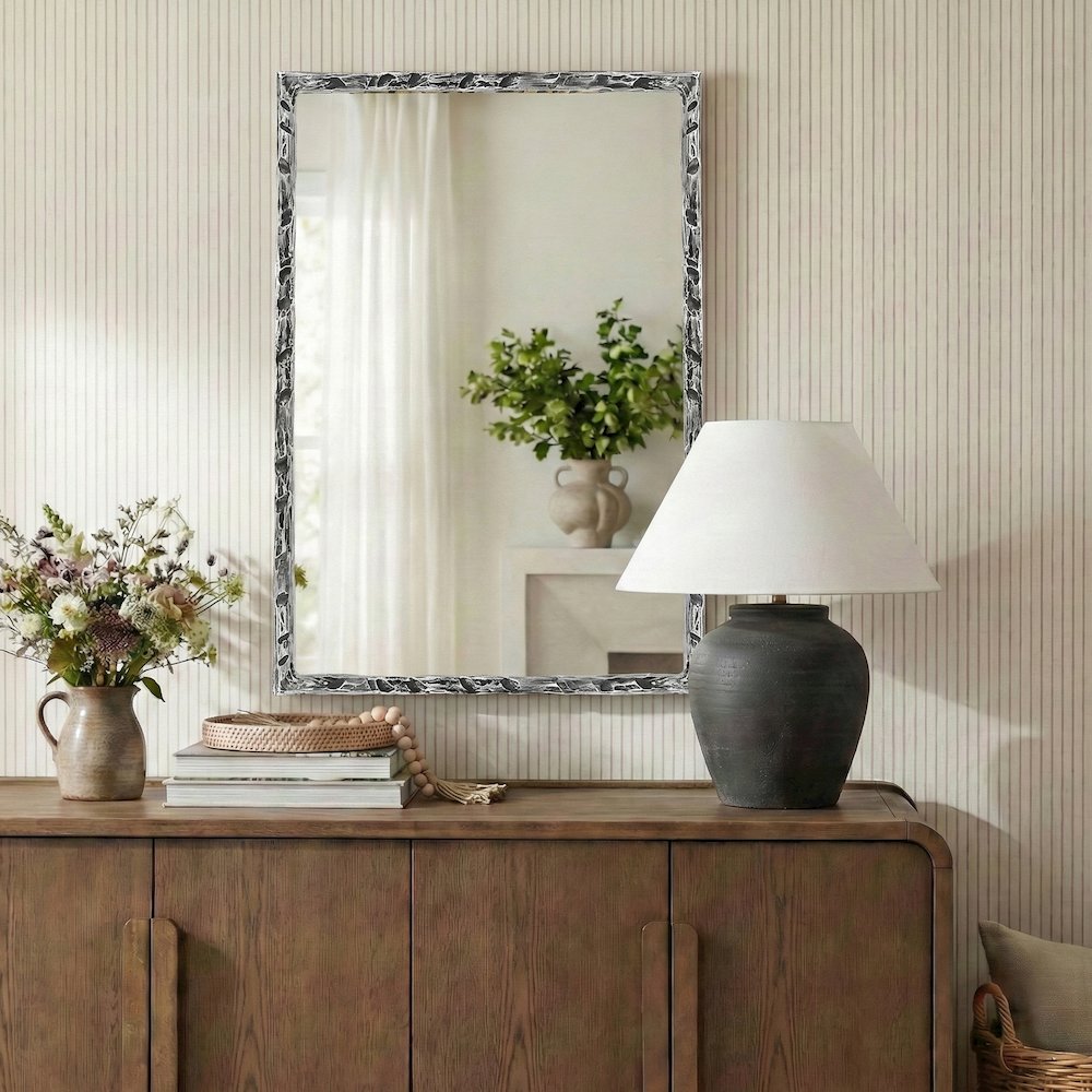 Hammer Silver Iron Mirror