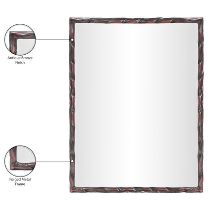 Hammer Brown Iron Mirror