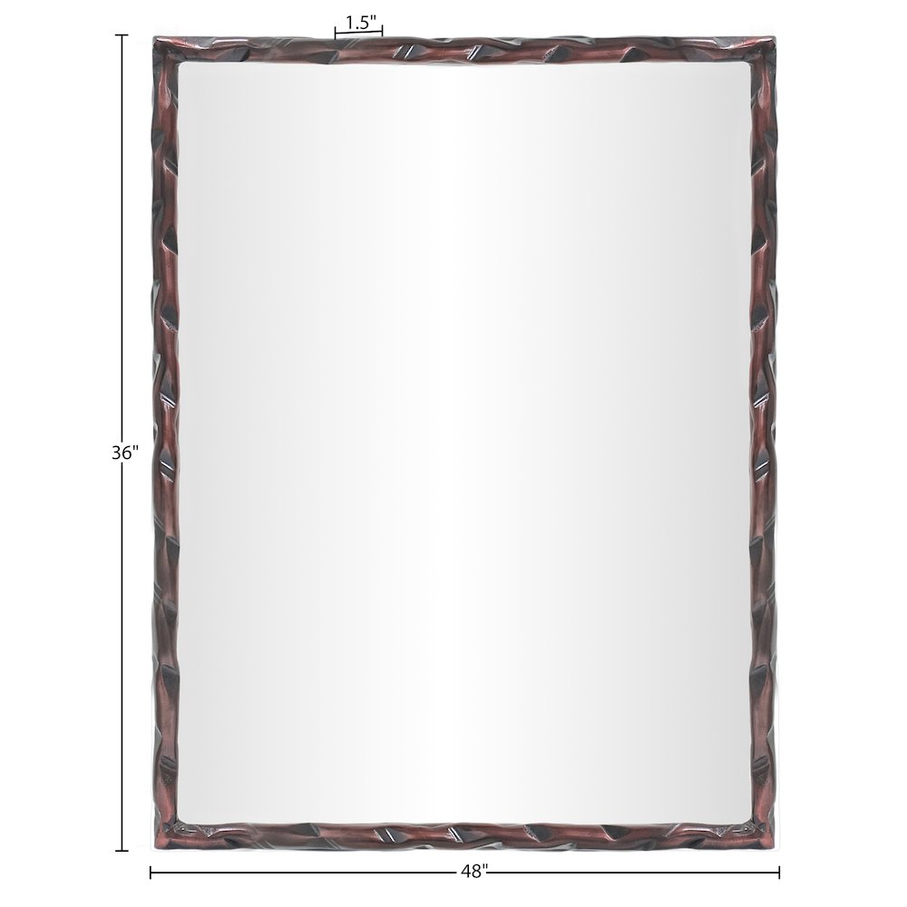 Hammer Brown Iron Mirror