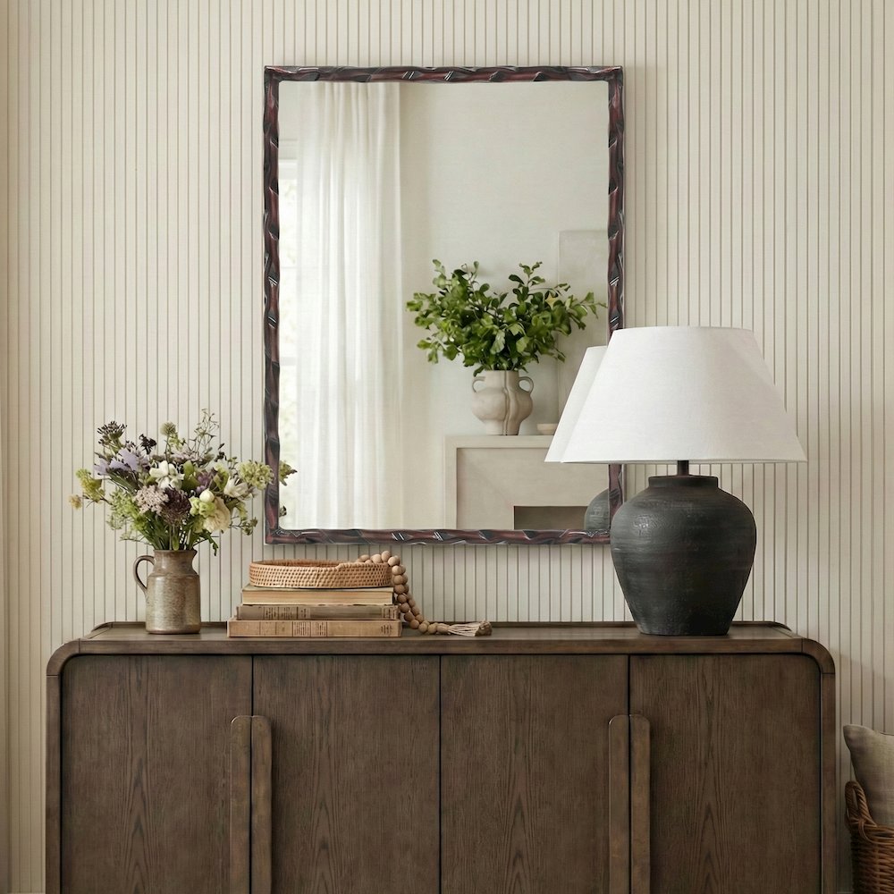 Hammer Brown Iron Mirror