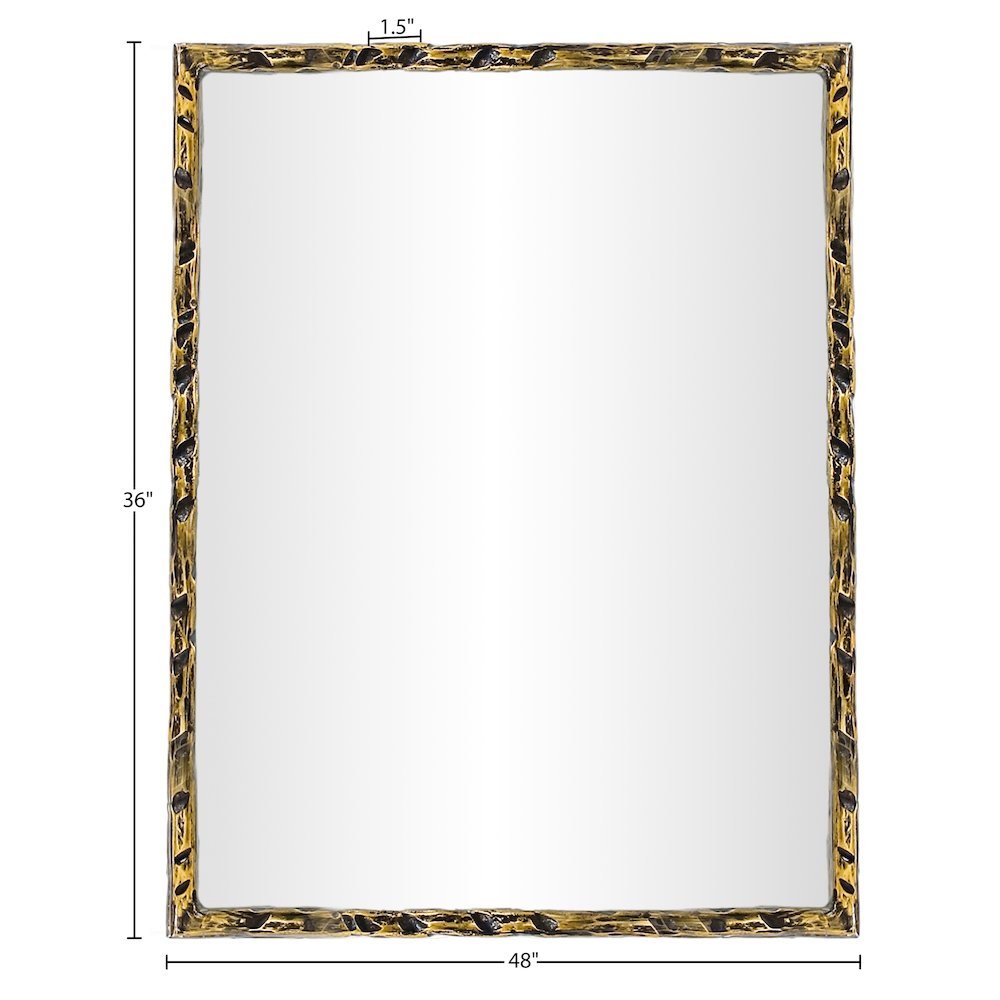 Hammer Gold Iron Mirror