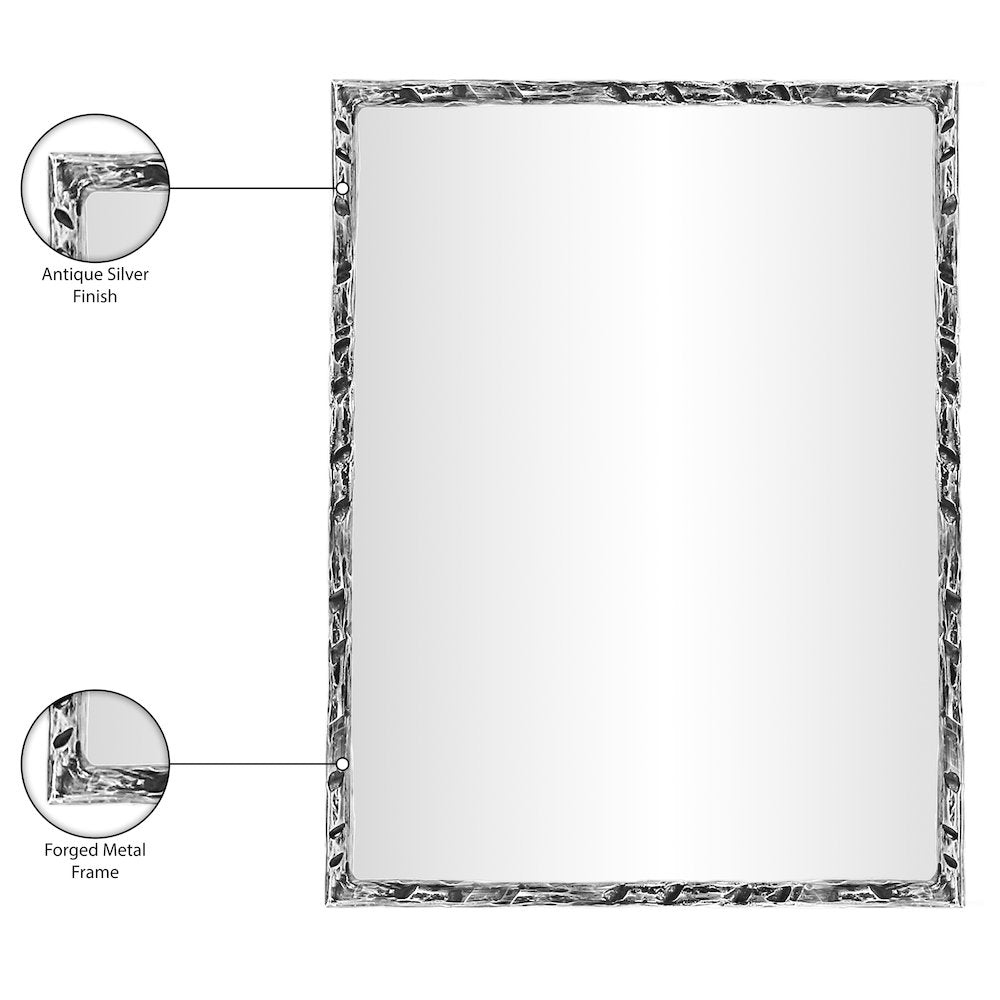 Hammer Silver Iron Mirror