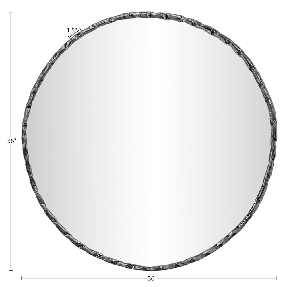 Hammer Black Iron Mirror
