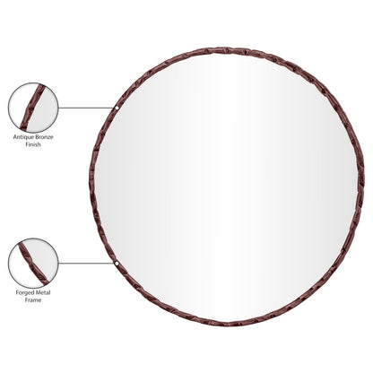 Hammer Brown Iron Mirror