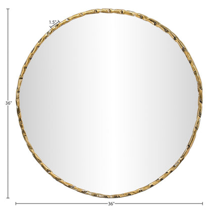 Hammer Gold Iron Mirror