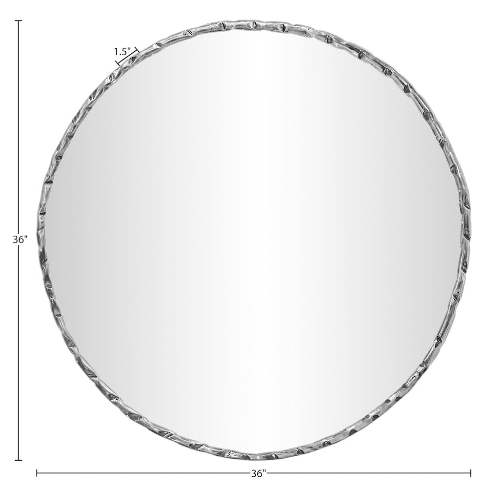 Hammer Silver Iron Mirror