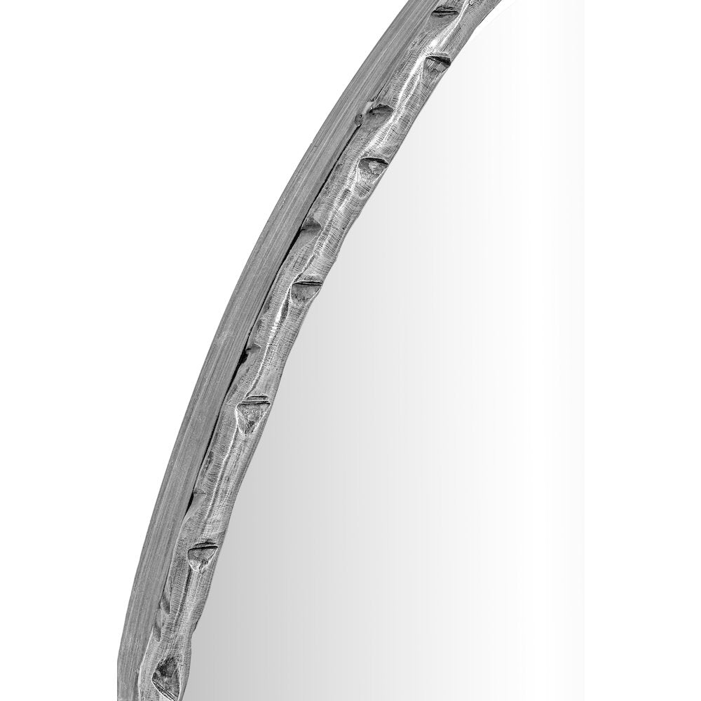 Hammer Silver Iron Mirror