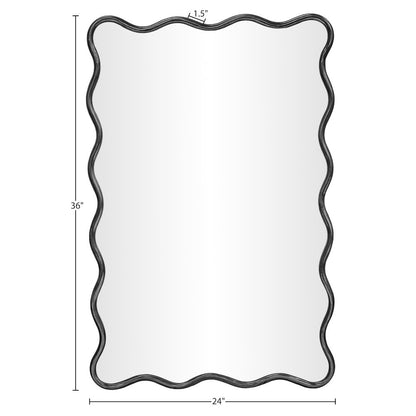 Foundry Black Iron Mirror