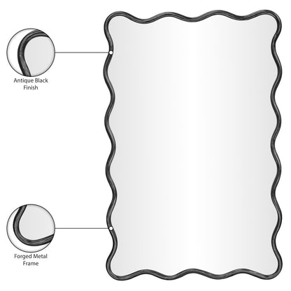 Foundry Black Iron Mirror