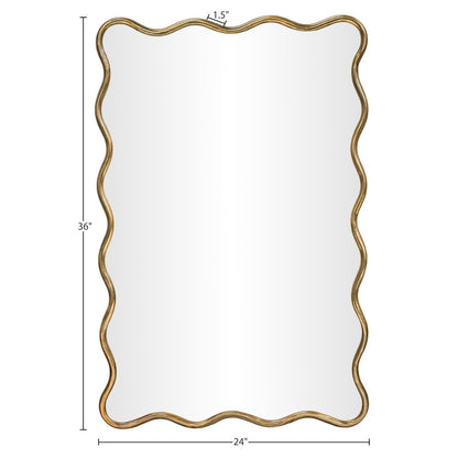 Foundry Gold Iron Mirror
