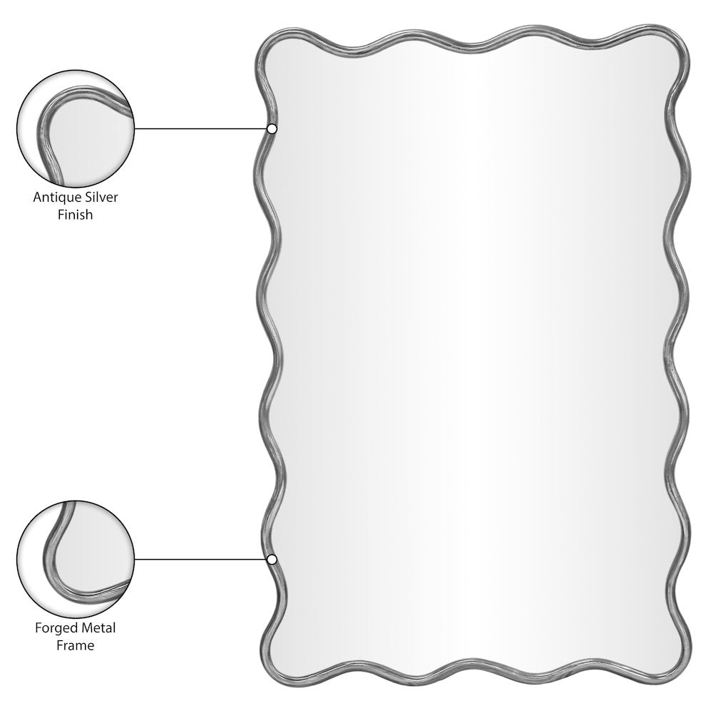 Foundry Silver Iron Mirror