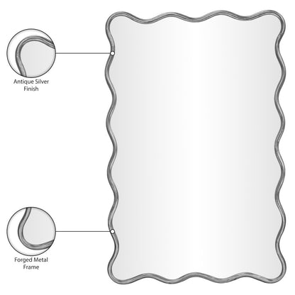 Foundry Silver Iron Mirror