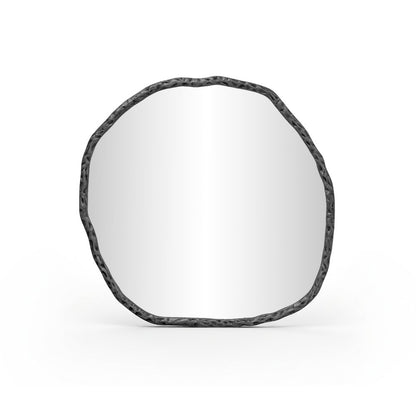Molten Black Iron Mirror