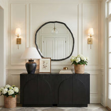 Molten Black Iron Mirror